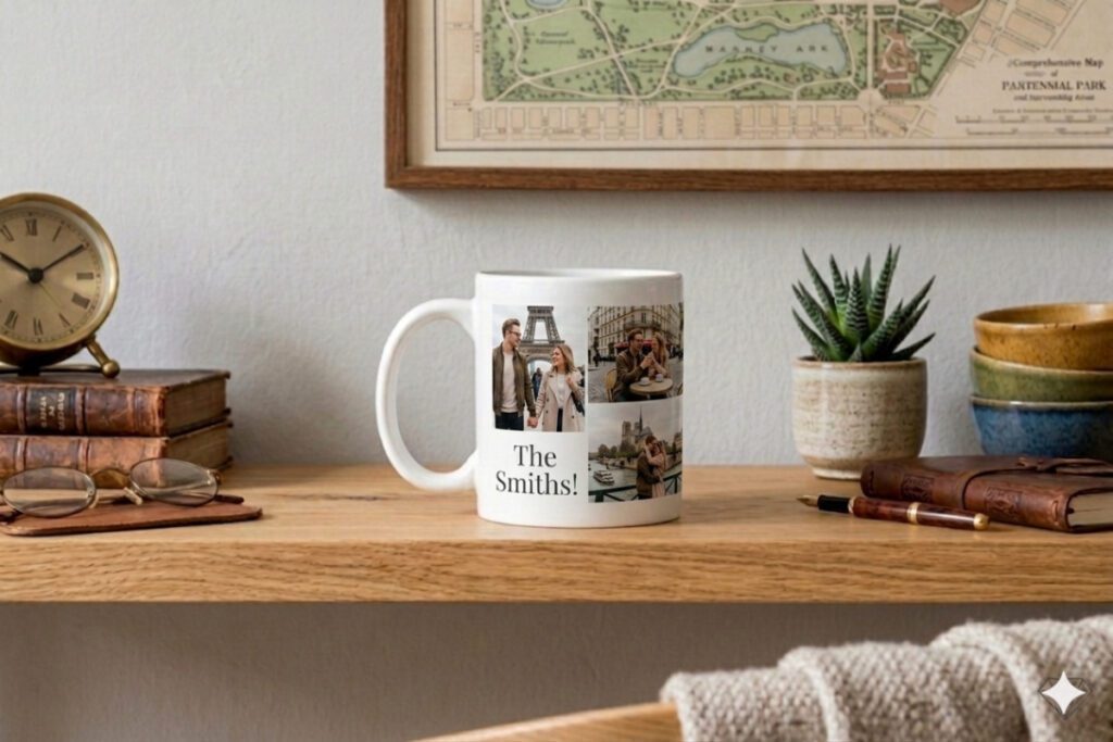 4. Personalised Photo Mug – Best For a Daily-Use Anniversary or Family Gift That Costs Under £10