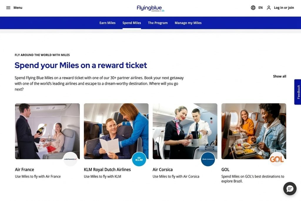 FLY AROUND THE WORLD WITH MILES Spend your Miles on a reward ticket
