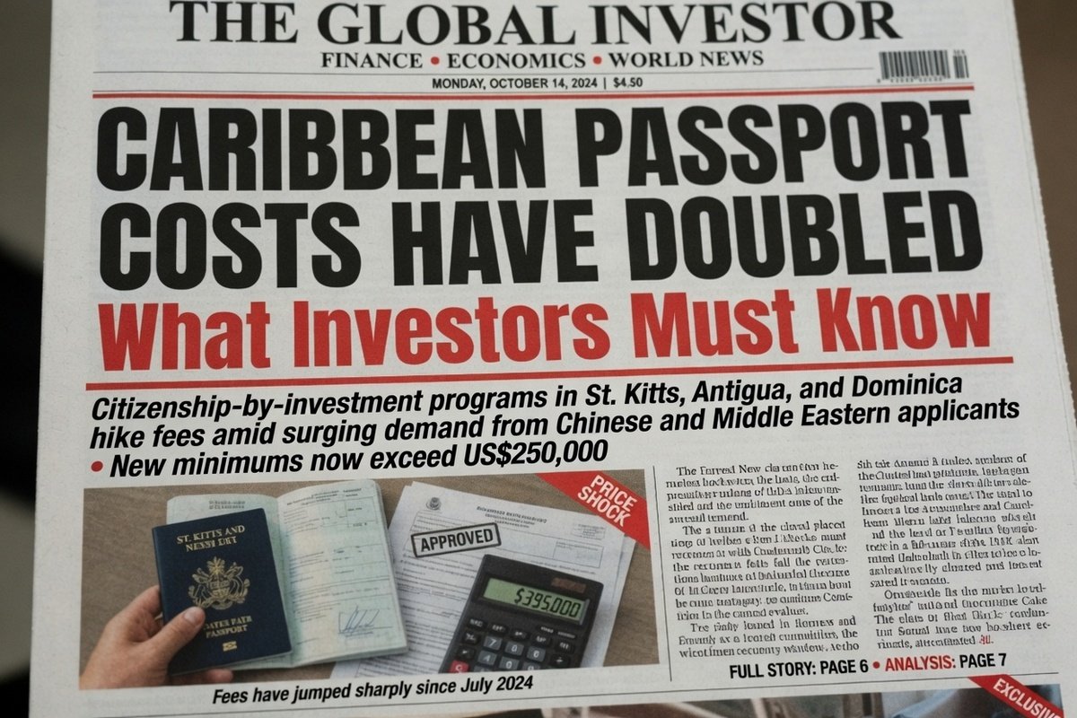 Caribbean Passport Costs Have Doubled What Investors Must Know