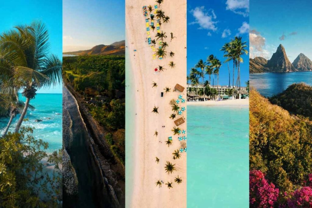 St. Lucia, Aruba, The Bahamas, Maui, Seychelles
