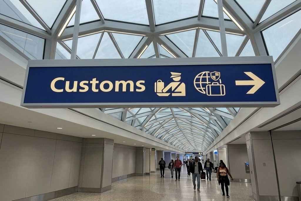 Customs: What to Declare on Each Side of the Border